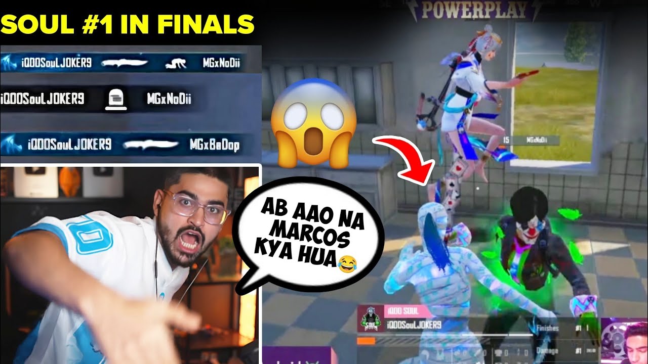 Joker Funny Reaction On SouL Drop Fight😂 SouL In BGMS Final🔥😍 - YouTube