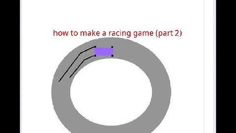 How to make a racing game in scratch (part 2)