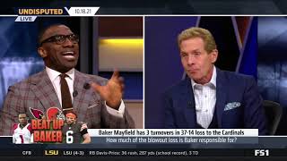 UNDISPUTED   Baker Mayfield has 3 turnovers in 37 14 loss to Cardinals   Shannon reacts