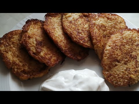 Драники из репы.