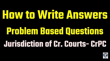 Problem Based Questions- Jurisdiction of Criminal Courts in Inquiry and Trials. #tlpacademy