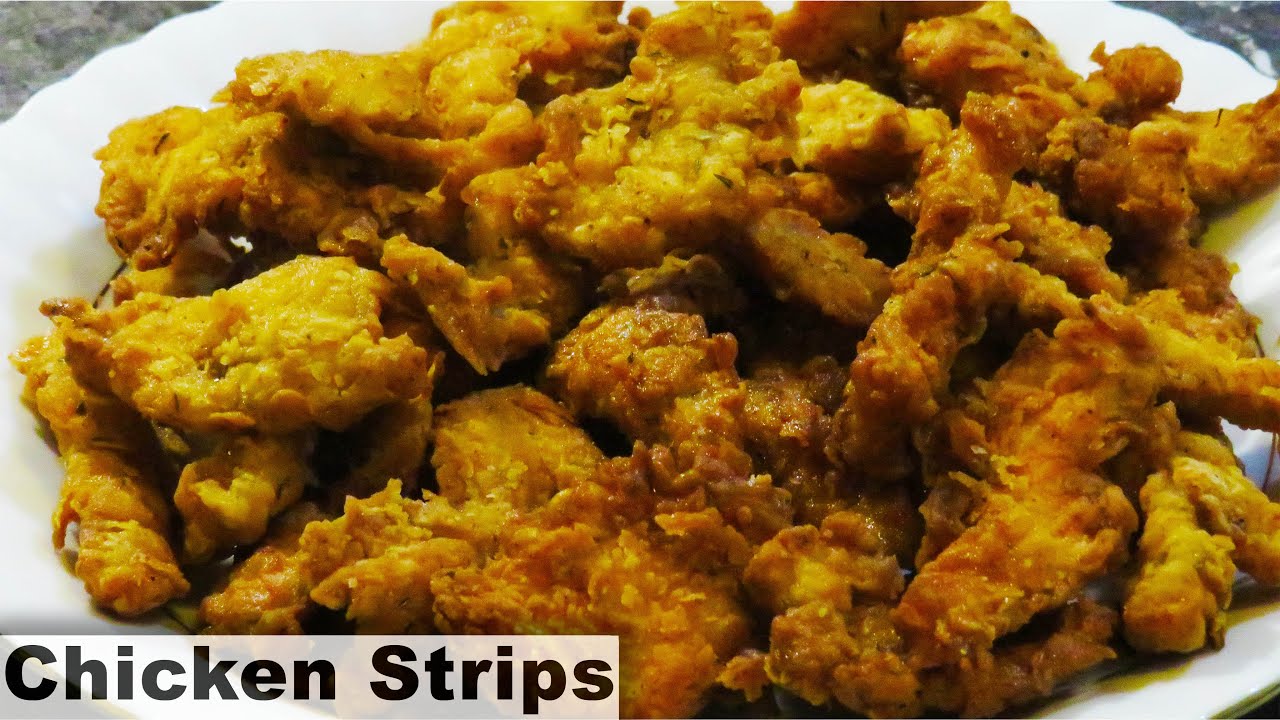 Simple Chicken Strips Recipe! YouTube