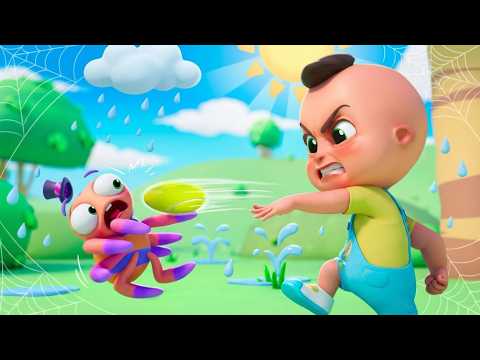 Itsy Bitsy Spider in Polish 🕷️ Nursery Rhymes & Cartoons | Baby Berry ✨