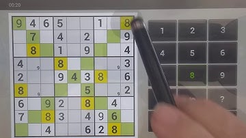 Sudoku Solver - How to Play Sudoku X Medium #7