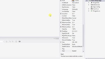 C# Basic Program using Visual Studio Ultimate 2012