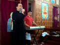 ترنيمة العالم يبني و يزرع بصوت أبونا يوحنا فوزي عزف موسيقي أبانوب عزت 
