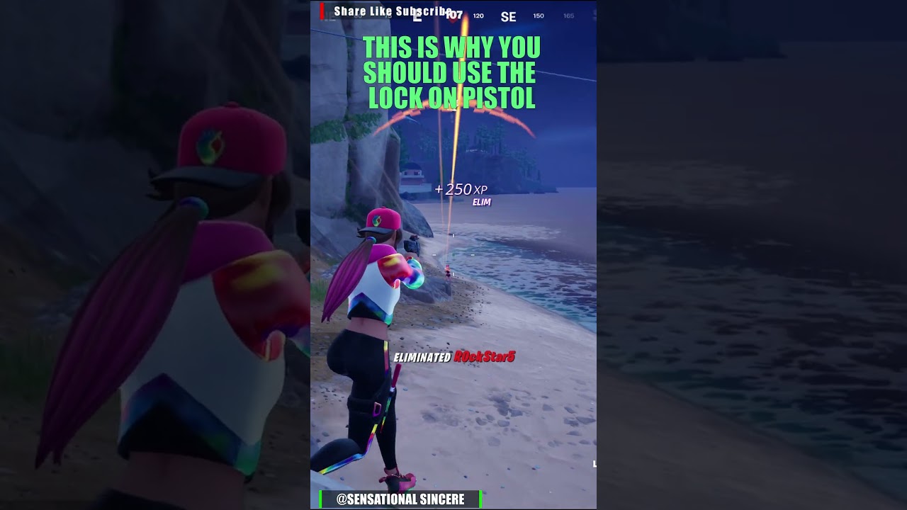 This is why you should use The Lock on Pistol in Fortnite