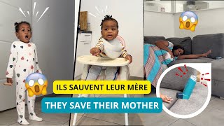 😲 Ils ont sauvé leur mère 🥺😱 They saved their mothers @BabyLuke_  #matifamily #save #matifa  #dubai