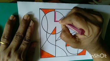 2D design -1//sankalpa chitra with shading//step by step