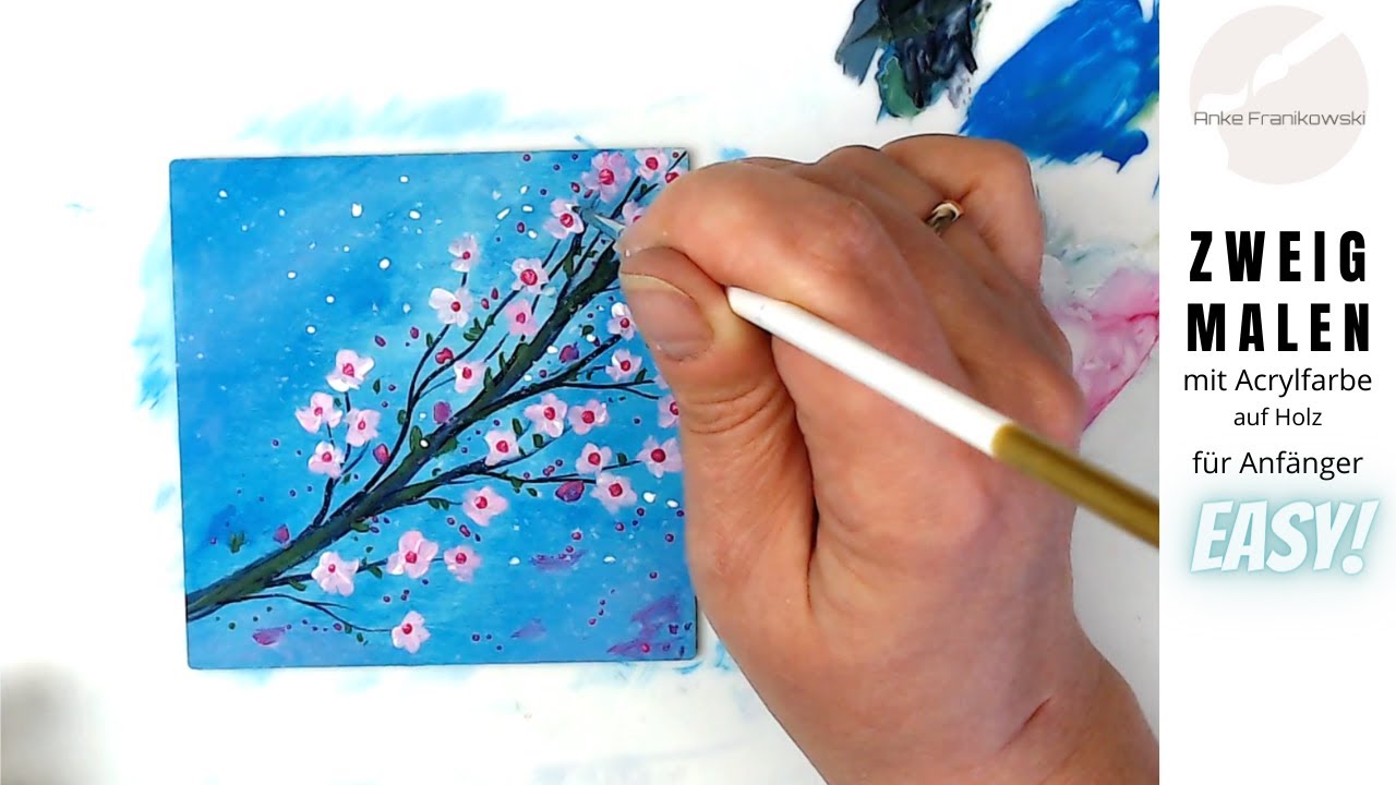 Kirschblüten Bilder Gemalt: Zeichnen lernen mit Kirschblüten!