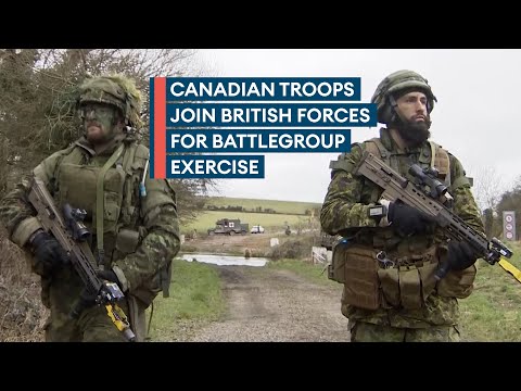Canadians train in UK with British forces for FIRST TIME in over 30 years