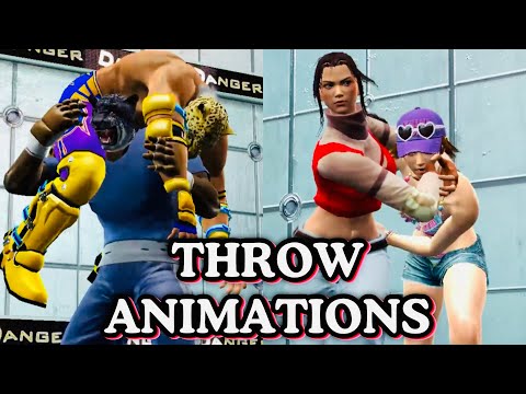 Tekken Tag Tournament 2 All Throw Animations Showcase With Commands 4K 