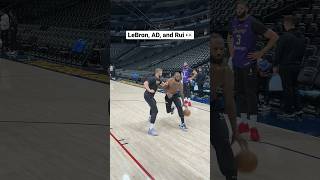 Lebron James, Anthony Davis, Rui Hachimura Working Out At Lakers Practice Before Game 1 Vs Nuggets