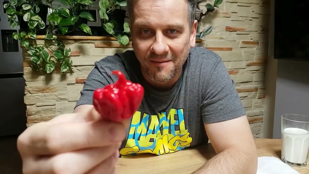 Pikantne Wyzwanie: Jedzenie Carolina Reaper - Carolina Reaper Spicy Challenge