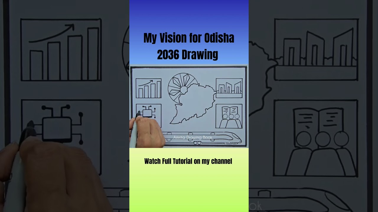 Mo Swapna Ra Odisha 2036 Drawing | My Dream Odisha 2036 | Vision Odisha @2036 | Viksit Bharat @2047