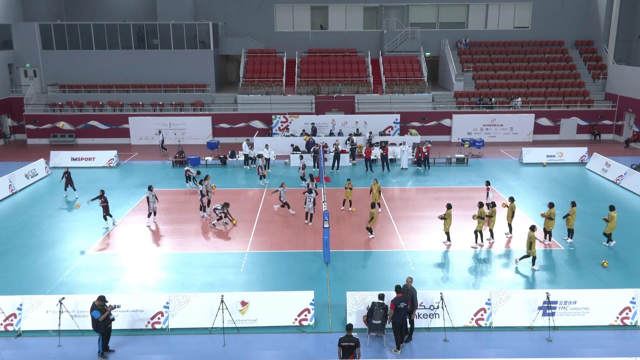 Asian Youth Games Bahrain -Volleyball Girls - Indonesia  VS Chinese Taipei