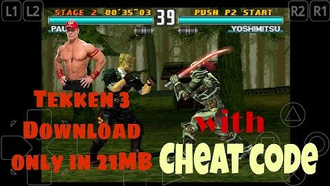 Tekken 3 download only in 21MB on android with Cheat code||2018||TS Tech||