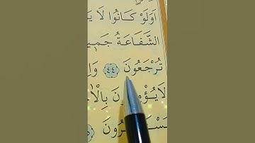 سورة الزمر الأية 43 إلى 45 القارئ سعد الغامدي