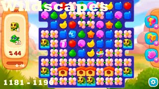 Wildscapes Level 1181 - 1190 HD Walkthrough | 3 - match game | gameplay | android | ios | pc | app