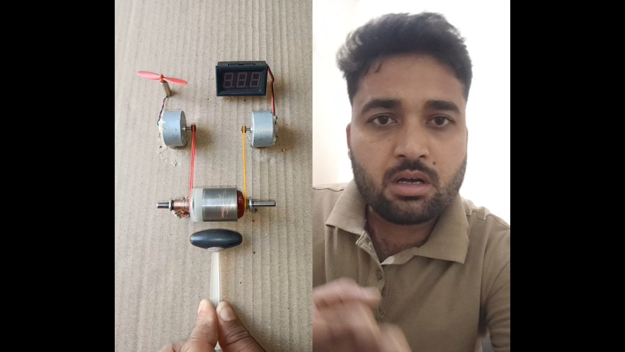आर्मेचर चुंबकीय आकर्षण बिजली जनरेटर की चेक वोल्टमीटर • Dc motor