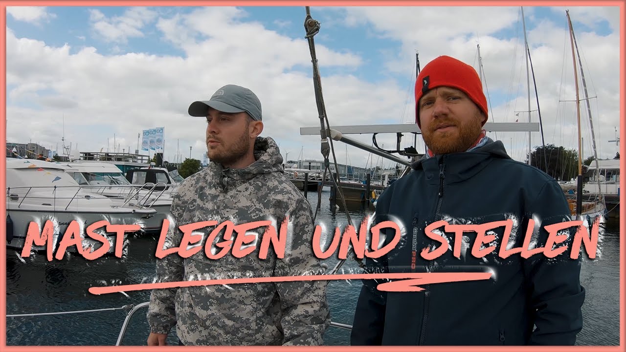 SELBST steuern durch die ANCORA MARINA NEUSTADT | Wir legen UND stellen den MAST zum ERSTEN MAL