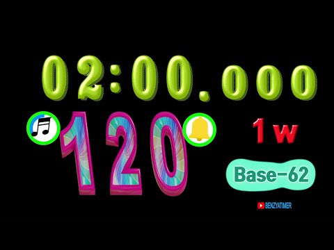 2 minutes Timer Alarm 🔔Base62