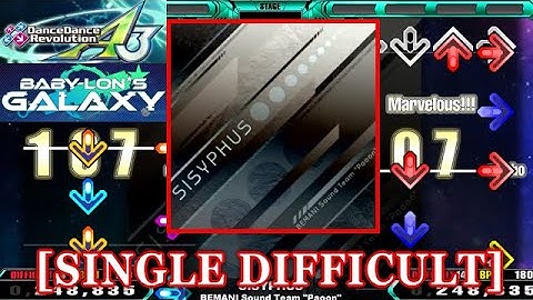 【DDR A3】 SISYPHUS / BEMANI Sound Team "Paoon" [SINGLE DIFFICULT] 譜面確認+Clap