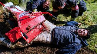Leg Trapped in Lawn Mower?!💀【Collection】