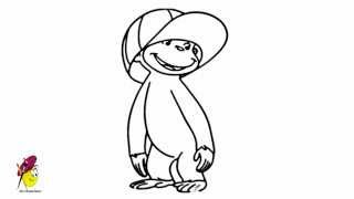 Information Curious george wearing Hat - How to draw Curious george Guide
