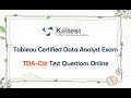 Tableau Certified Data Analyst Exam TDA-C01 Test Questions Online