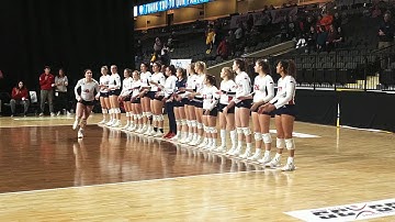 12-7 NAIA Semifinal Introductions Viterbo Women