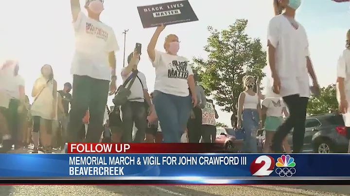 Dozens gather to remember John Crawford III six ye...