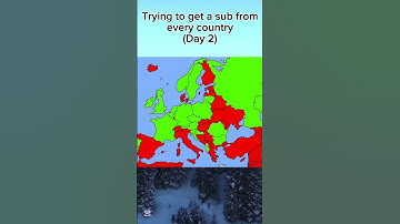 Trying to get a sub from every country Day 2 #shorts #europe #mapping