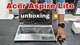 Trying My Favorite laptop ❤️ Acer aspire lite unboxing i5 12 gen  / 16 gb Ram / 512 gb SSD💥