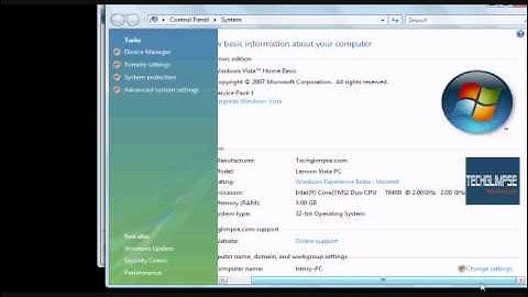 How to customize computer manufacture information (system properties) in windows ?
