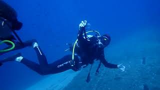 Dive Ledenik shipwreck Zaton-Croatia 2017 Depth 15-27m