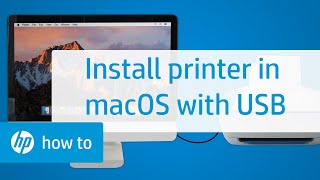 Learn how to install an hp printer in macos using a usb connection.
more about setting up your on macos, including installing drivers,
ou...