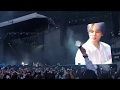 Jin singing Epiphany live ( BTS at Wembley + Stade de France mix )