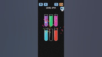 Water Color Sort Level 5714 Gameplay Solution