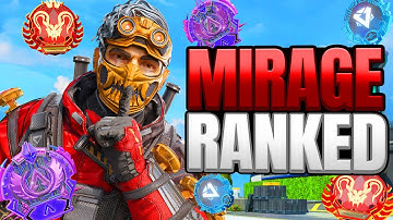 High Level Mirage Ranked Gameplay - Apex Legends (No Commentary)
