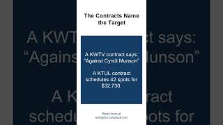 Here’s Who’s Paying for the Attack Ads Against Cyndi Munson