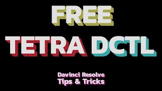 THE MOST POWERFUL FREE DCTL
