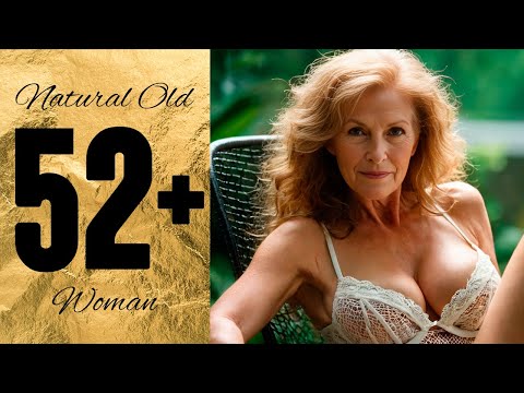 Natural Beauty Older Women OVER 52 in Their Homes