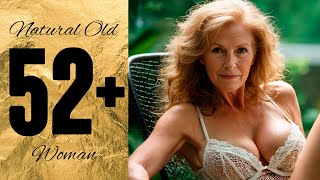 Natural Beauty Older Women Over 52 In Their Homes