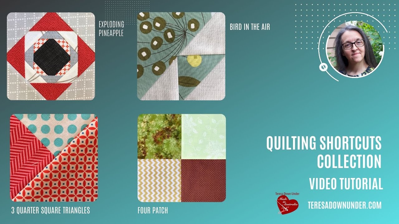 Quilting shortcuts collection video tutorial YouTube