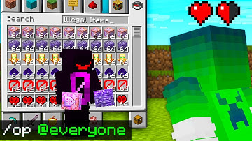 Why I Abused Every Command in Survival Minecraft...