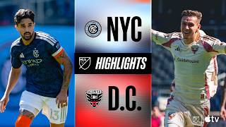 New York City Fc Vs Dc United   Match Highlights  Louis Munteanu Brace