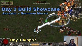 Project Diablo 2 (PD2) Season 4 Day 1 Amazon (Javazon) Summon Necro