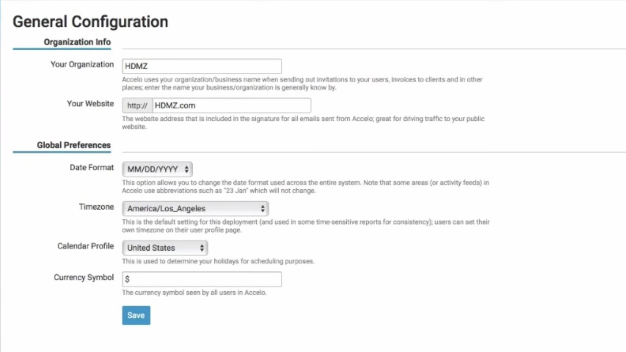 Task Settings - Accelo - YouTube