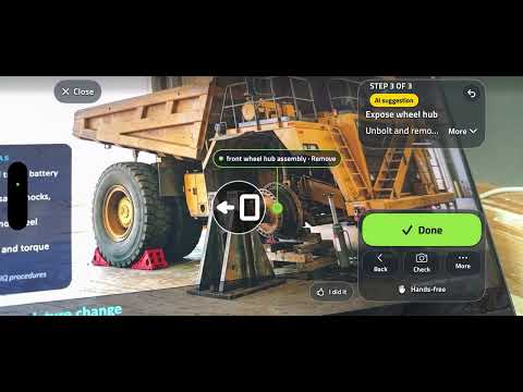 EON Field IQ | Mining: Haul Truck Wheel Removal, Guided & Assessed